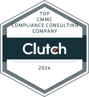 Clutch Top CMMC Compliance Consulting Company 2024 award logo